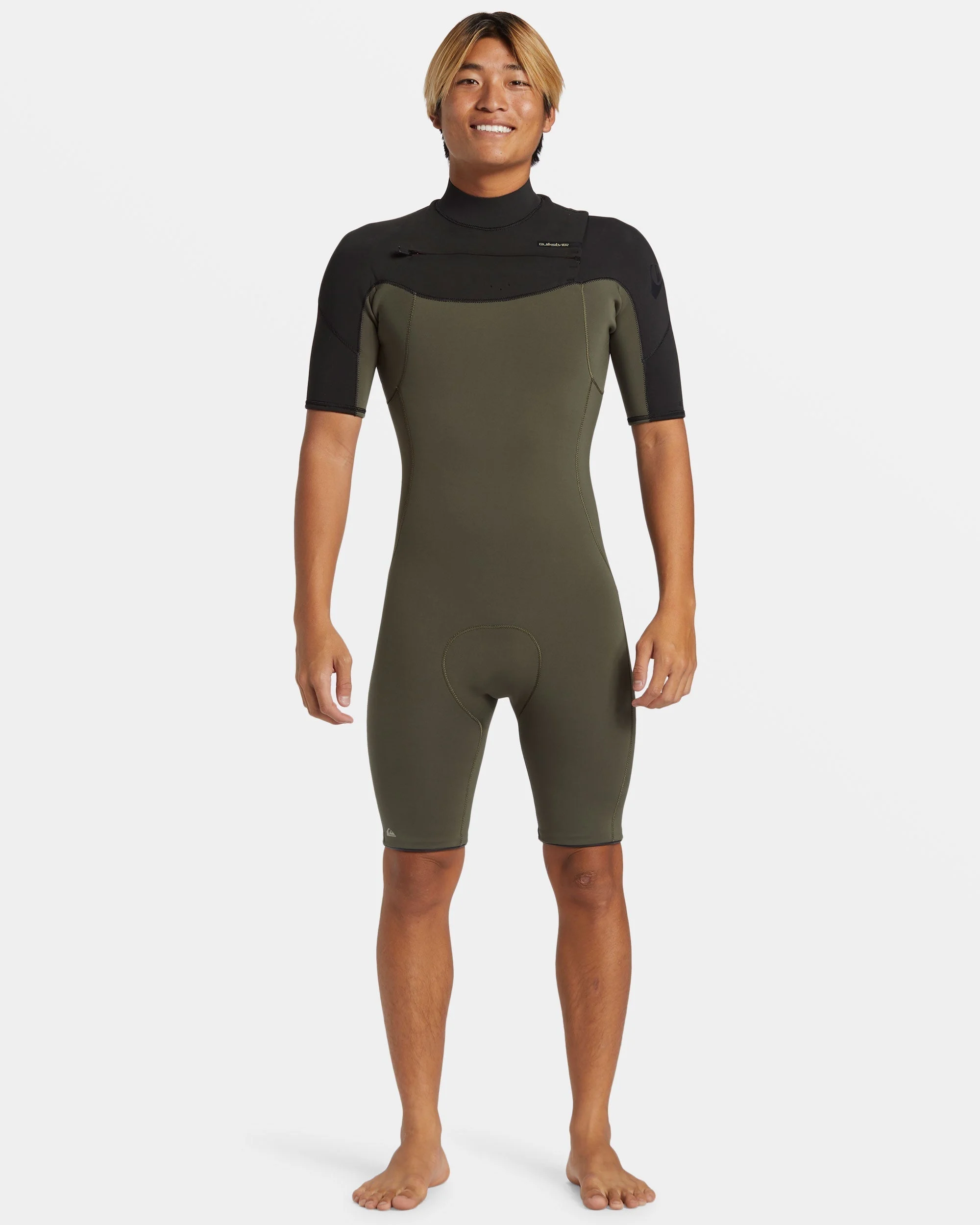 2/2mm Everyday Sessions GBS Short Sleeve Spring Suit - Thyme | Quiksilver