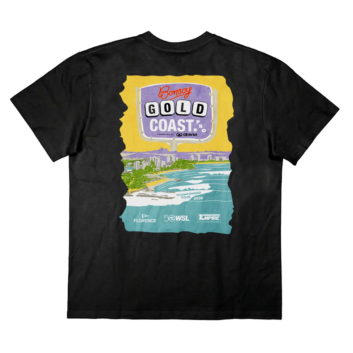 2026 Gold Coast Pro - Poster Tee - Mens