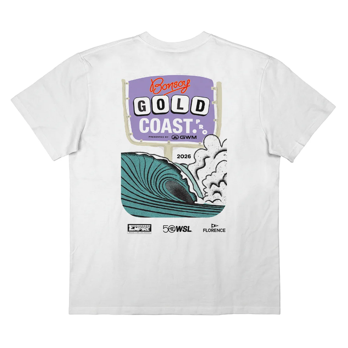 2026 Gold Coast Pro - Snapper Sign Tee - Mens