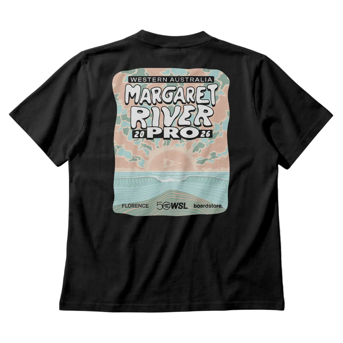 2026 WA Margaret River Pro Poster Tee - Mens