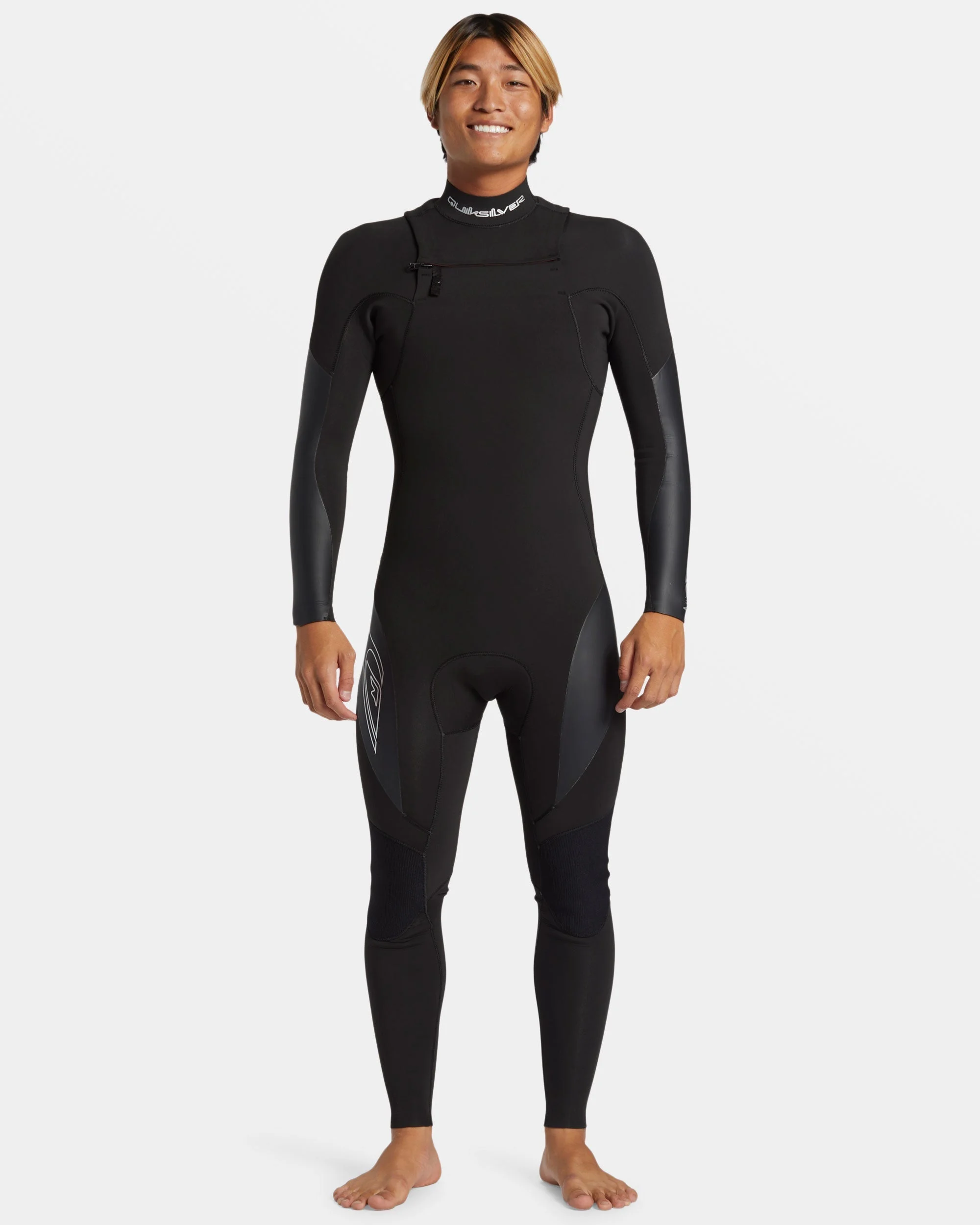 3/2mm Mercury Chest Zip GBS Wetsuit - Black | Quiksilver