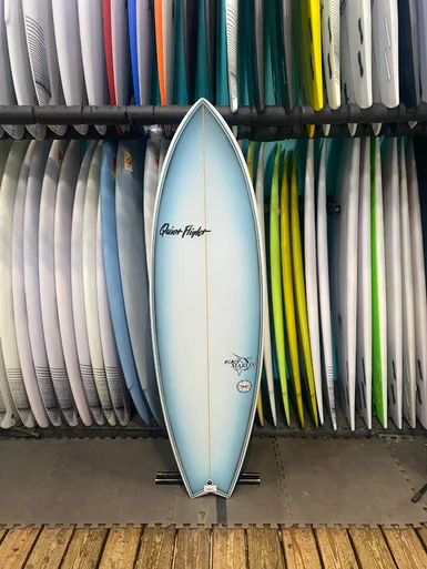 5'10 QUIET FLIGHT BLACK MARLIN SURFBOARD (62638)
