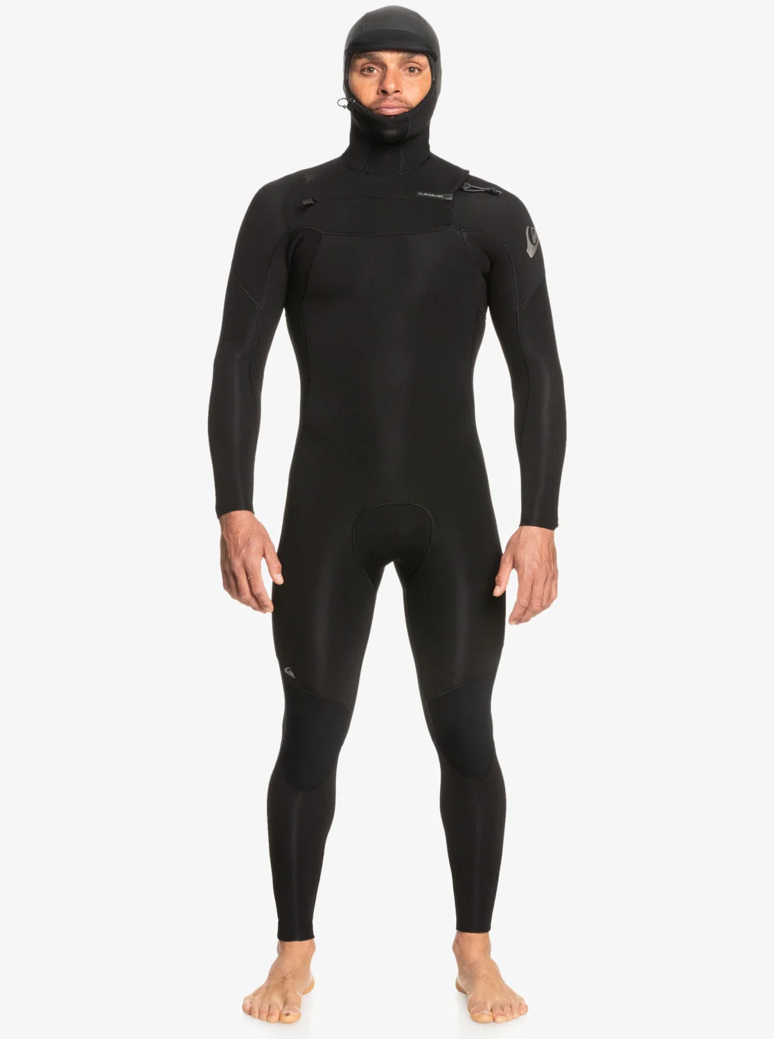5/4/3mm Everyday Sessions Hooded GBS Chest Zip Wetsuit - Black | Quiksilver
