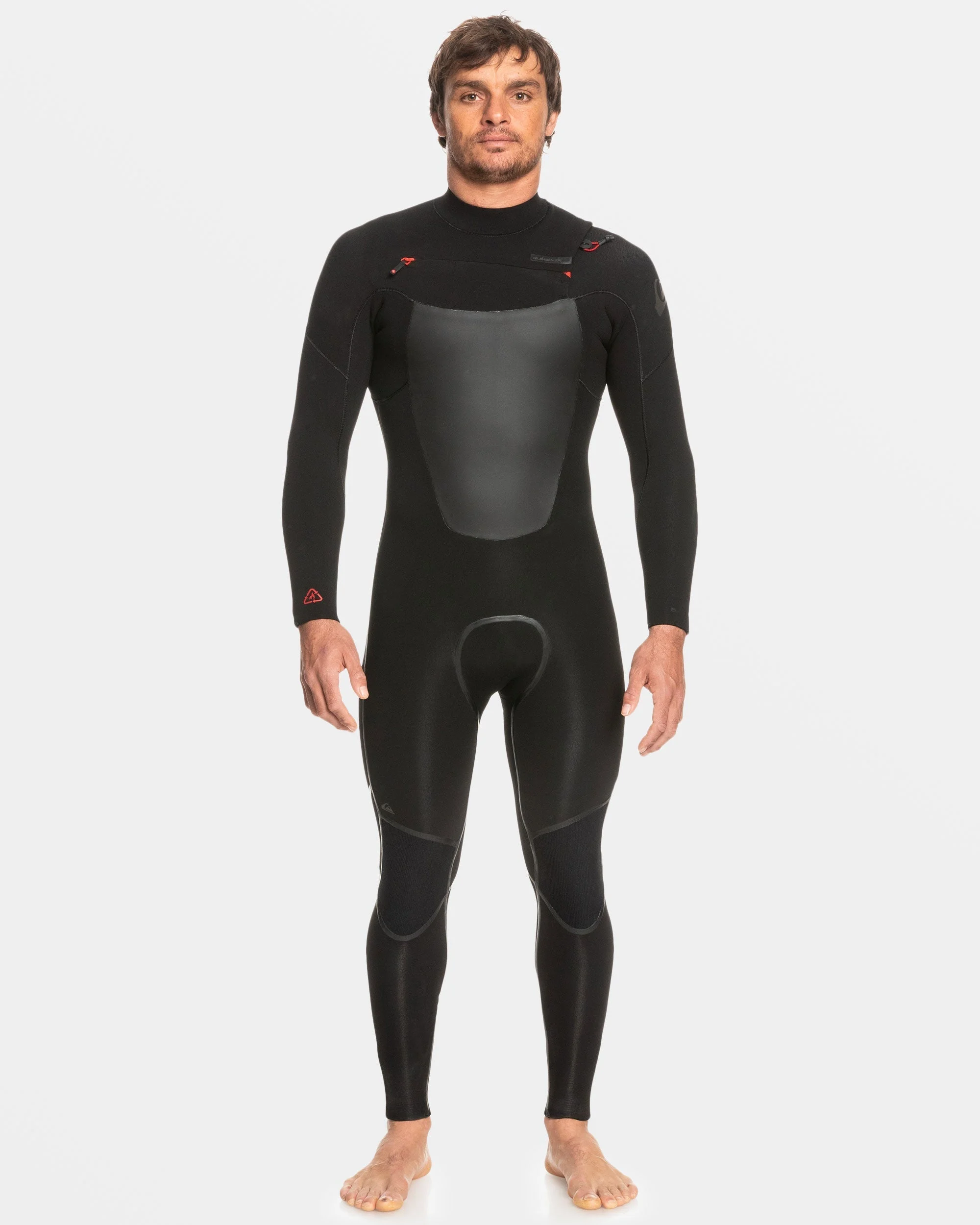 5/4/3mm Marathon Sessions GBS Chest Zip Wetsuit - Black | Quiksilver