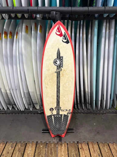 5'4 LOST LIGHTSPEED RNF 96 USED SURFBOARD (237554)