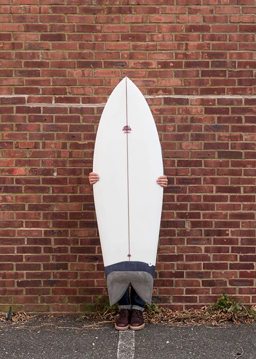 5'6" Mick Mackie Flex Tail Quad Fish - Clear EPS
