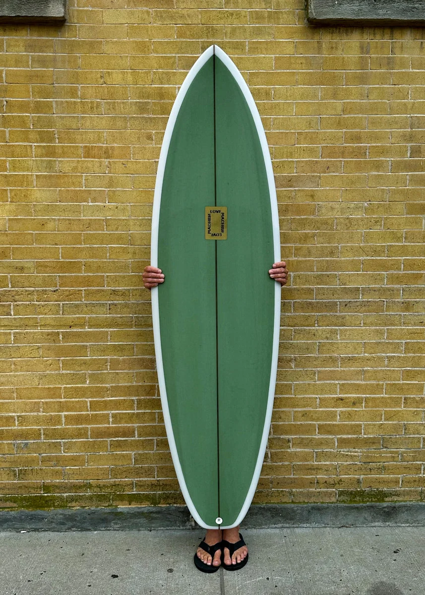 6'2" Lovemachine Surfboards GT Twinzer - Spruce Inlay
