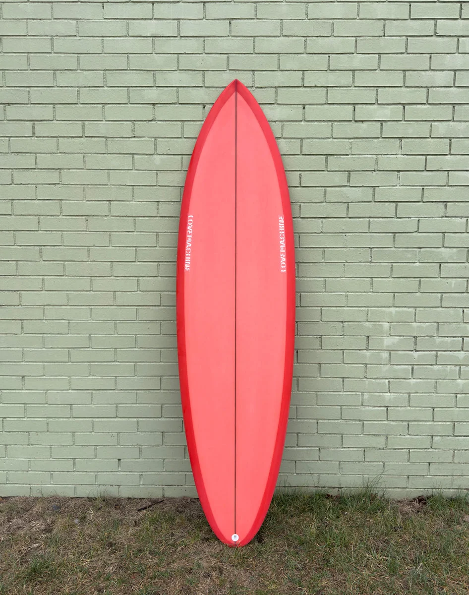 6'6" Lovemachine Surfboards FM - Vermilion