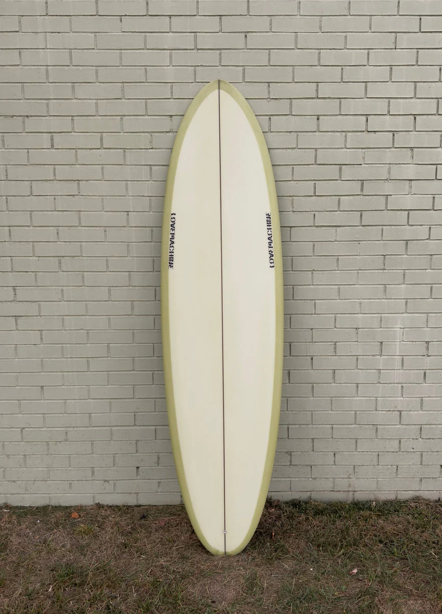 6'8" Lovemachine Surfboards Cheet - Light Olive