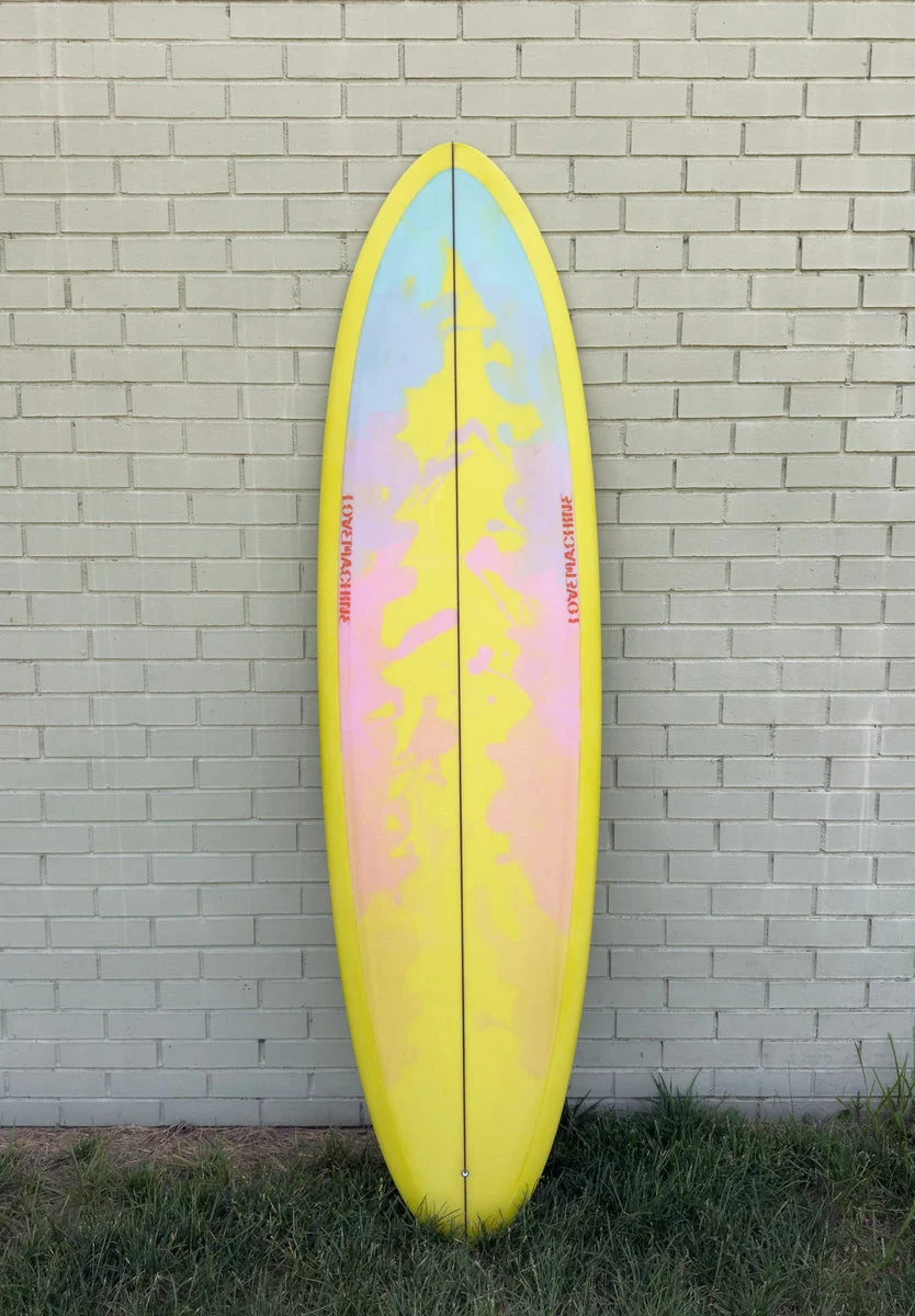 6'8" Lovemachine Surfboards Cheet - Pear Abstract