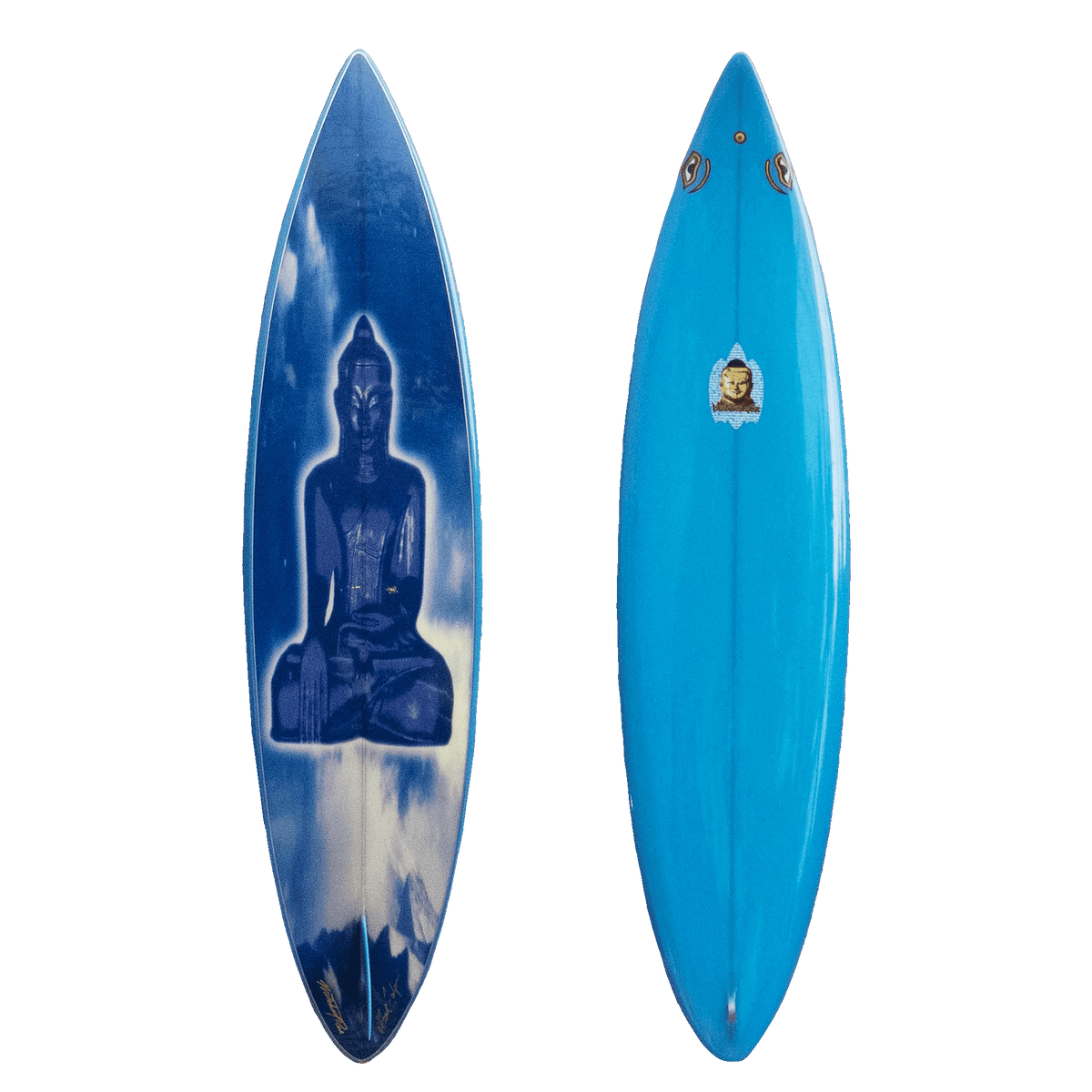 7'0" Budha Stix Original Design Surfboards Signed by Mitchell Rae & Alby Falzone