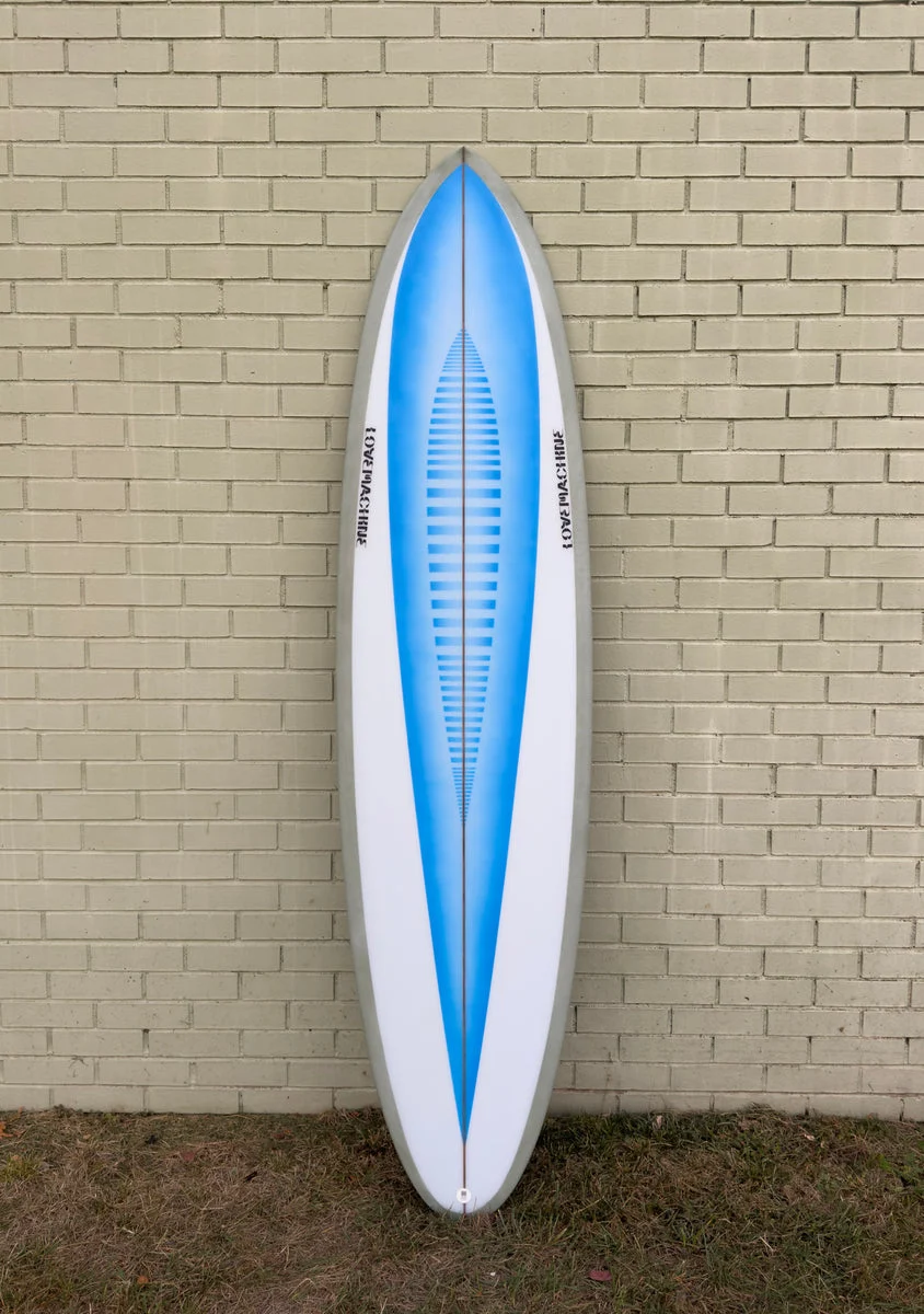 7'0" Lovemachine Surfboards FM - Cosmic Blue / Green