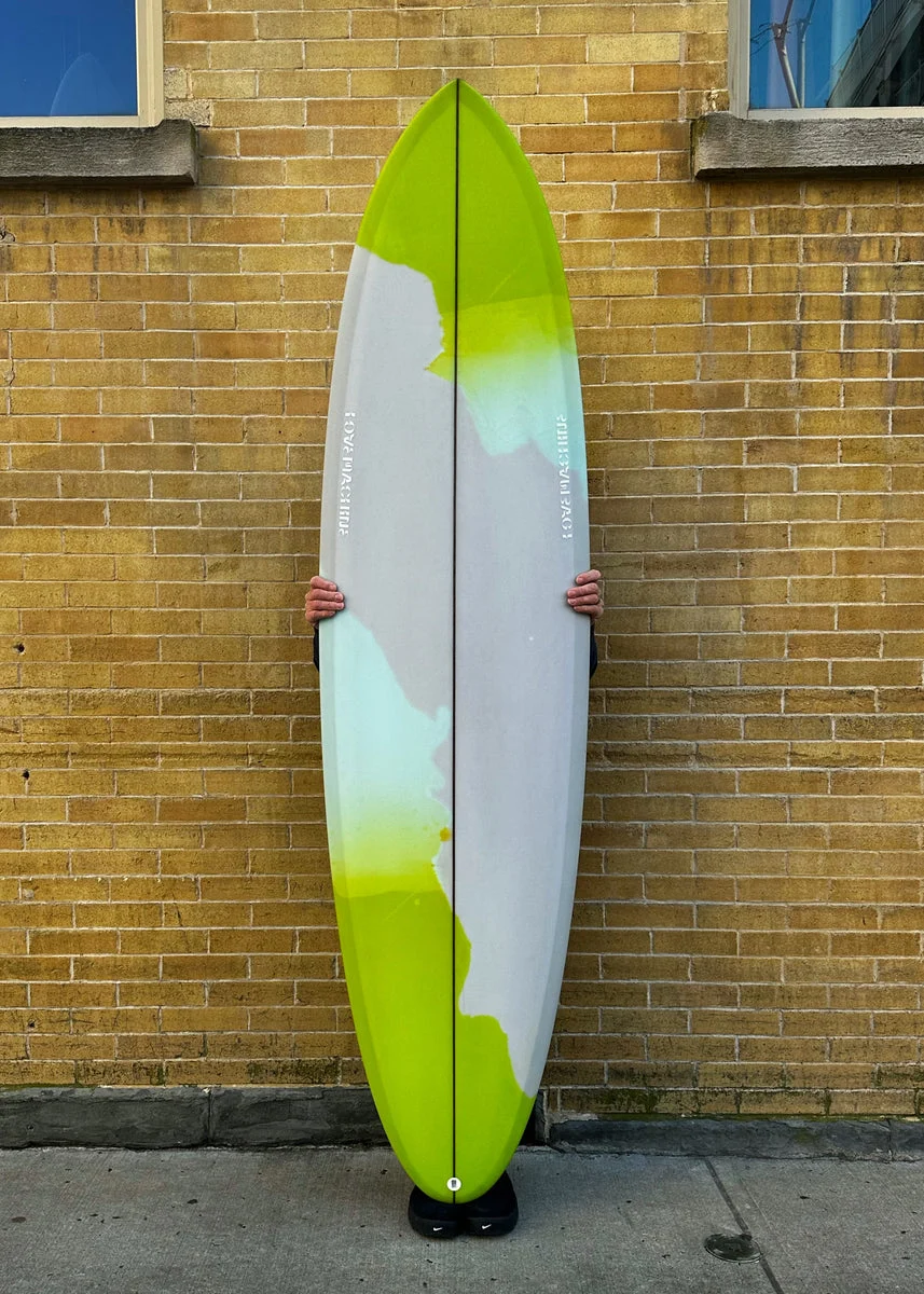 7'4" Lovemachine Surfboards FM - Abstract