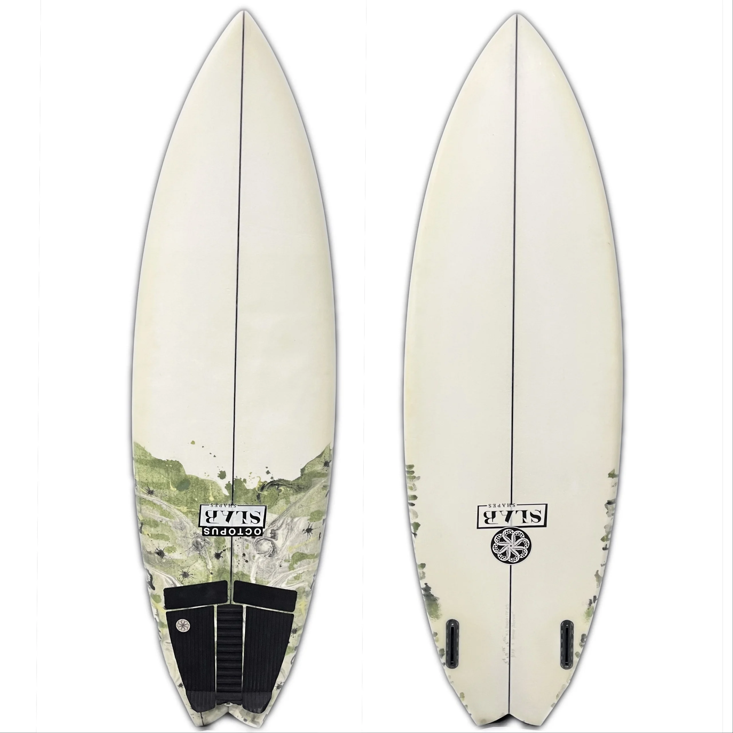 used 5'8" Slab Shapes Twin Swallow tail