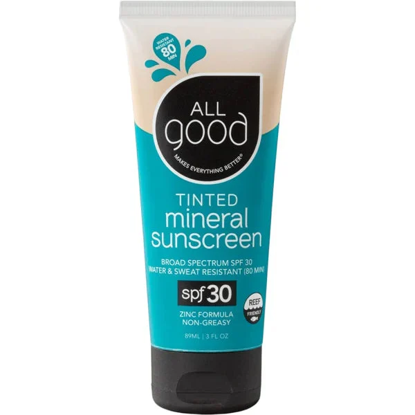 All Good Tinted Mineral Sunscreen SPF 30 - 3 oz