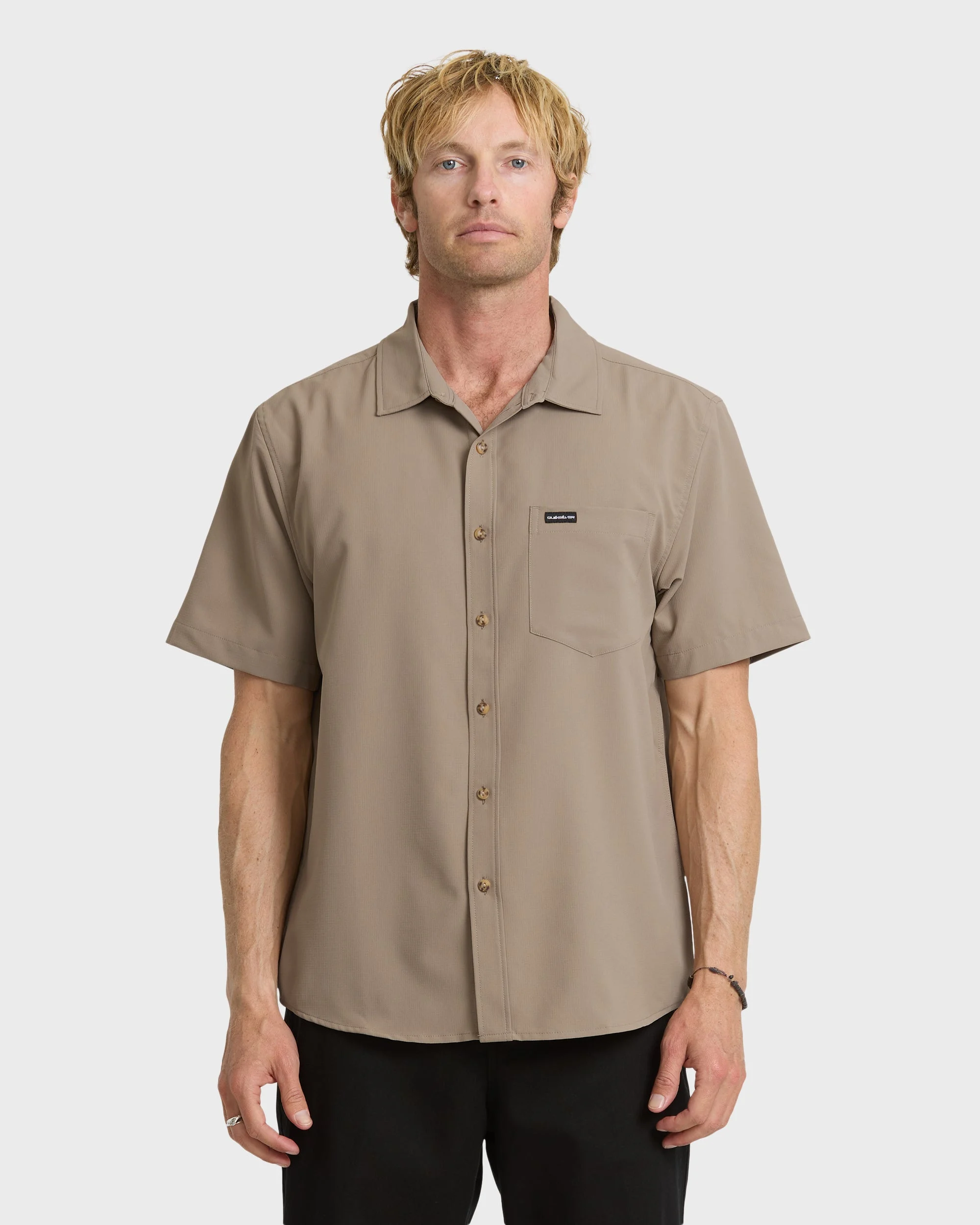 Allport Classic Short Sleeve Shirt - Fallen Rock | Quiksilver
