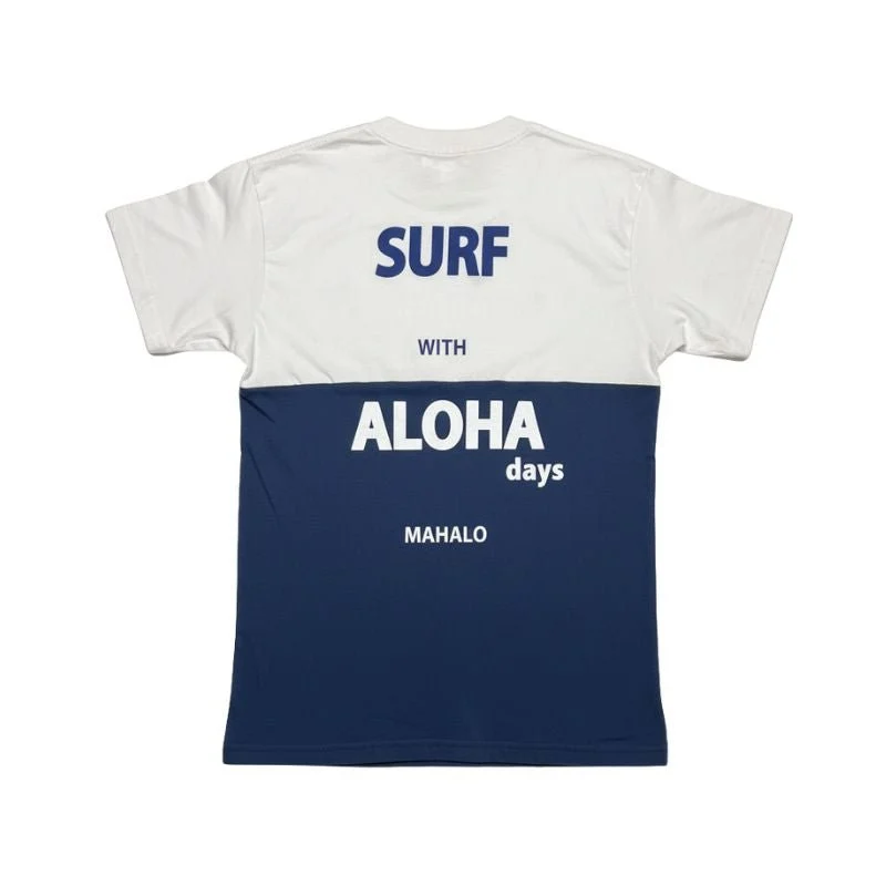 Aloha Days Shaka Made in Hawaii S-2XL White Navy