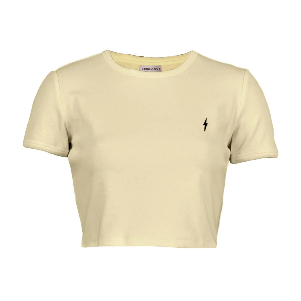 Aqua T-Shirt Yellow Womens - Lightning Bolt Surf Co