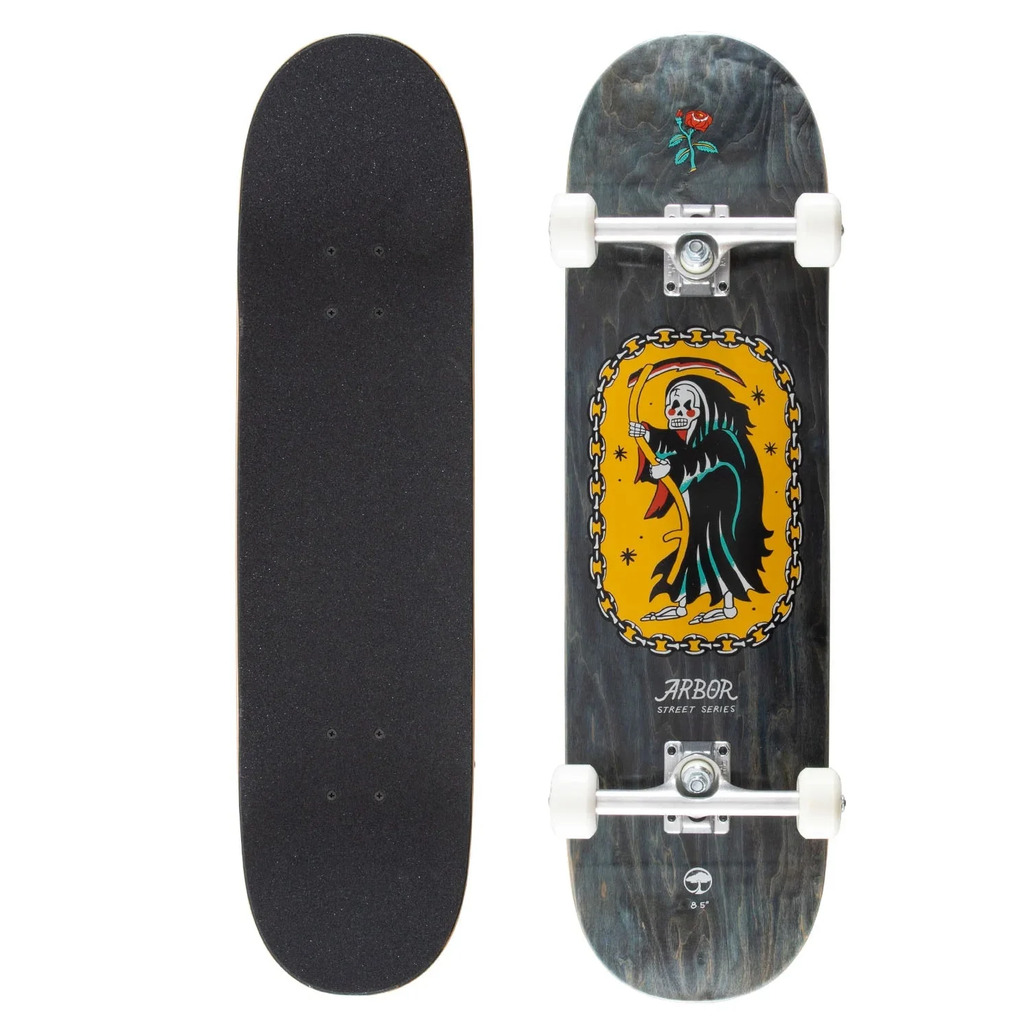 Arbor Street Complete 8.5 Inked Skateboard