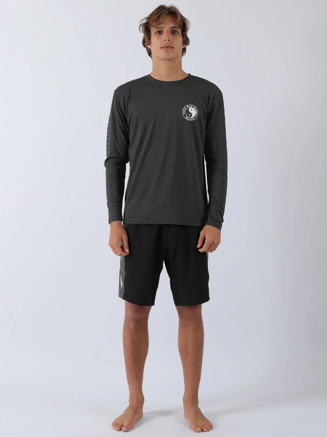 Australia Checker Long Sleeve Surf Tee