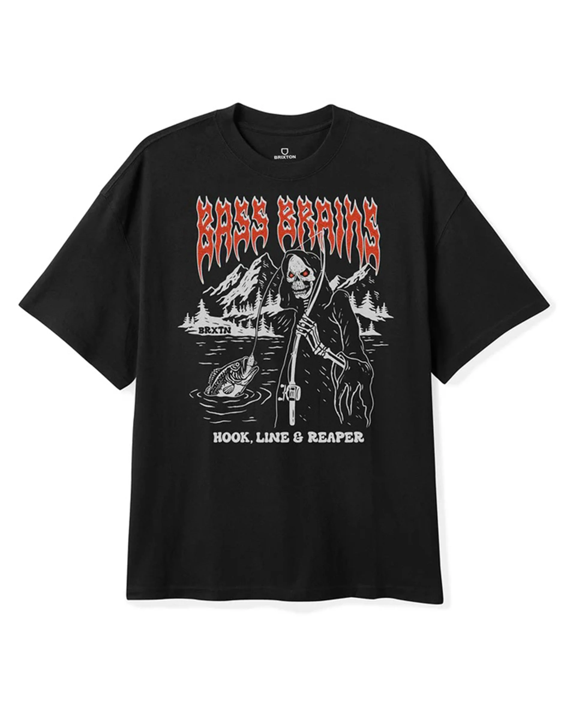 Bass Brains Reaper S/S Standard T-Shirt - Black