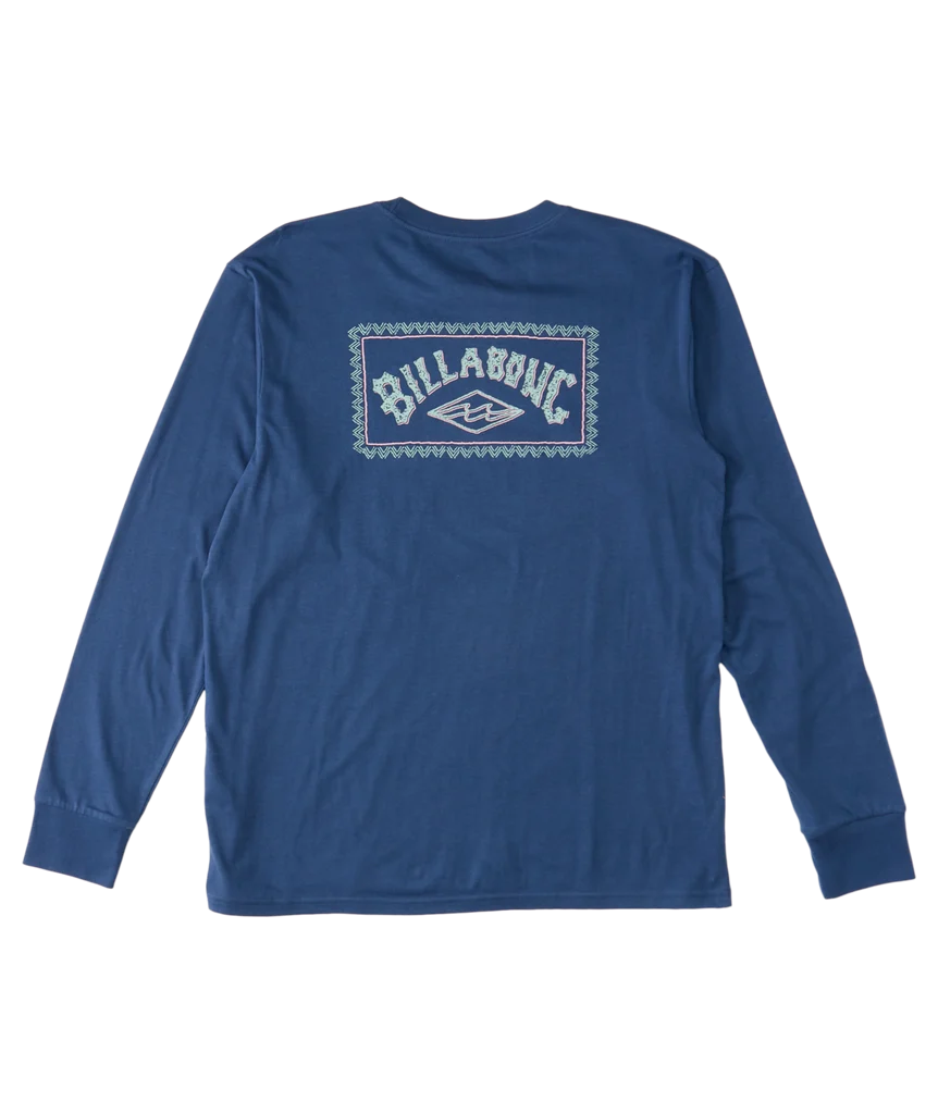 Billabong Adiv Arch L/S Tee-Space Blue