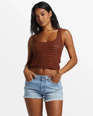BILLABONG HOT SHOT CROCHET TANK TOP (ABJSW00277)