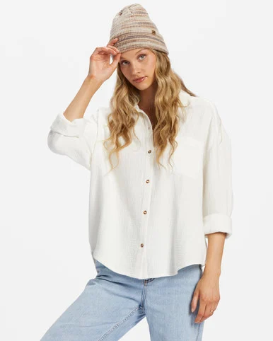 BILLABONG RIGHT ON LONG SLEEVE TOP (ABJWT00413)