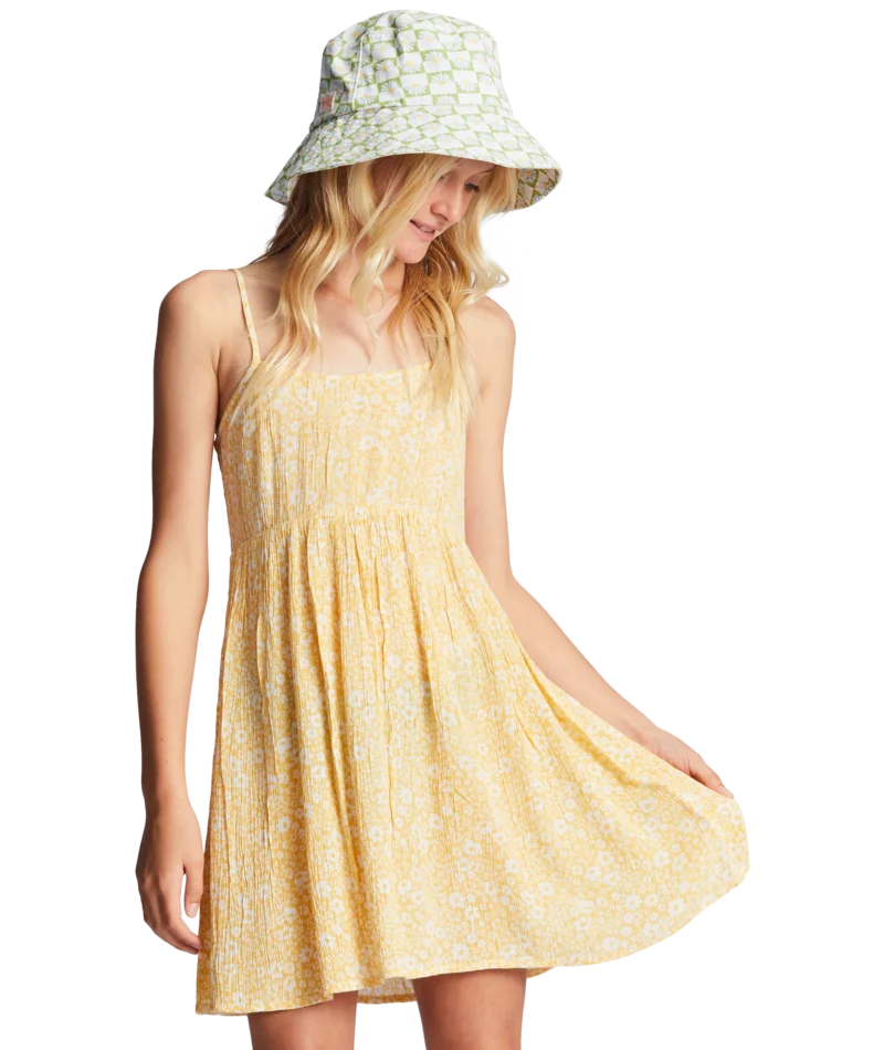 Billabong Sunshine Heart Dress-Golden Peach