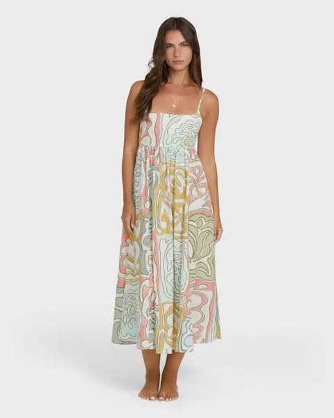 Billabong Womens Dress Island Life Midi