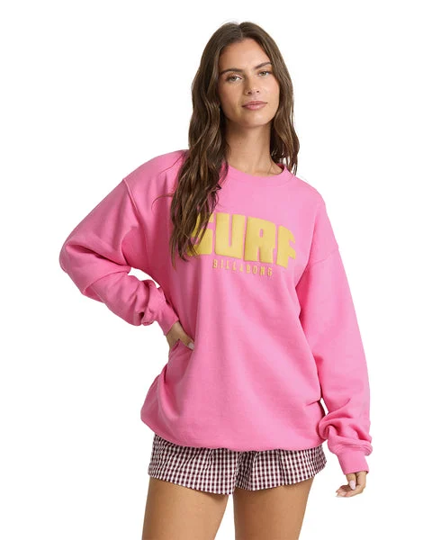Billabong Womens Sweatshirt Keep On Surfin Crew