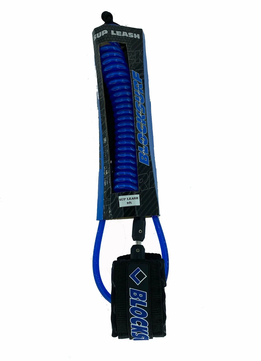 BlocksurfCoiled SUP Leash, Ankle Attach