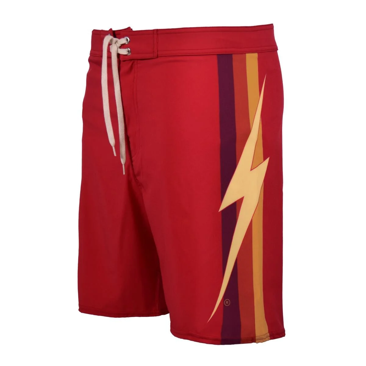 Bolt Stripe Red Boardshorts - Lightning Bolt Surf Co