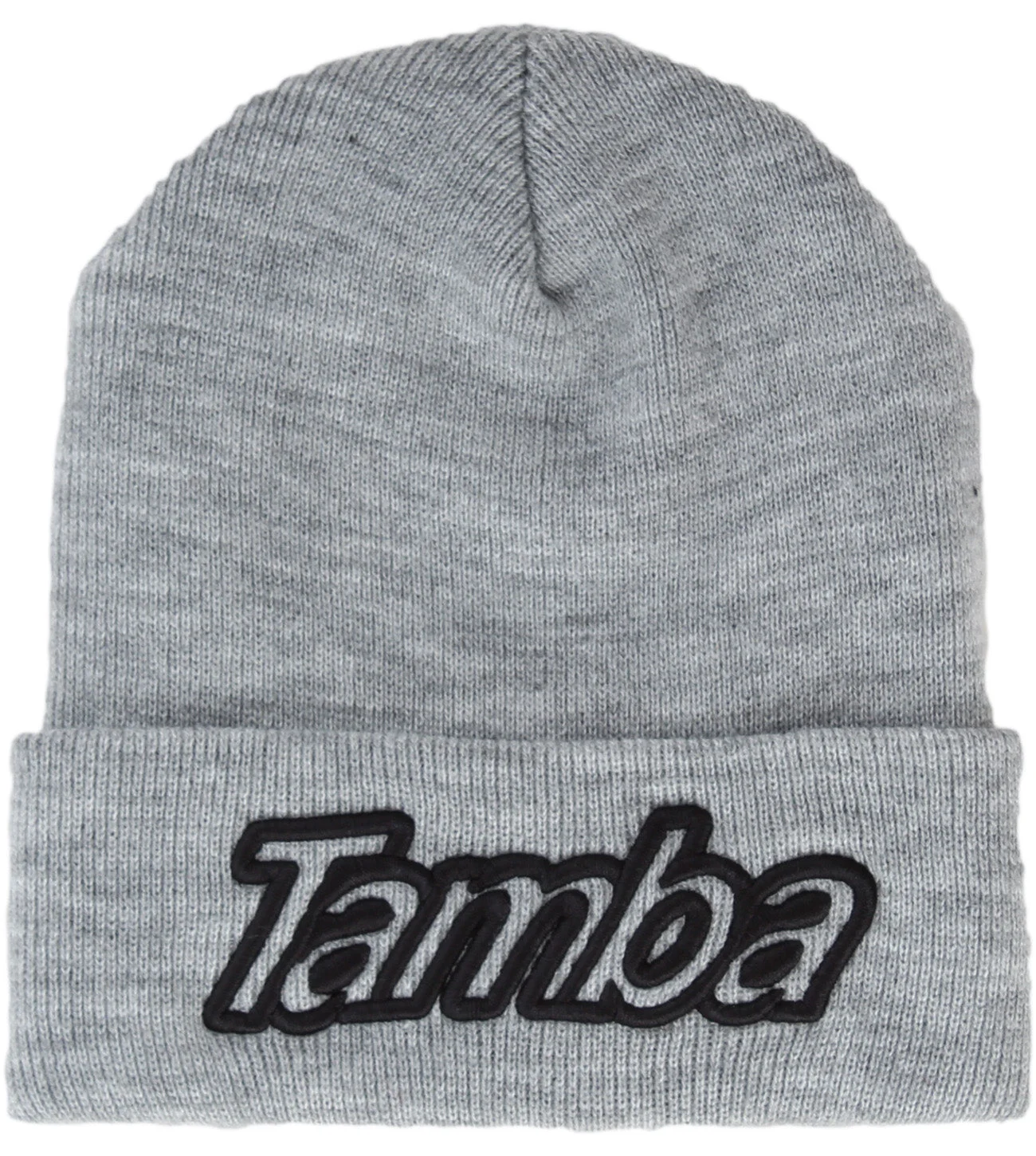 Bongo Cuffed Beanie Hat - Grey/Black