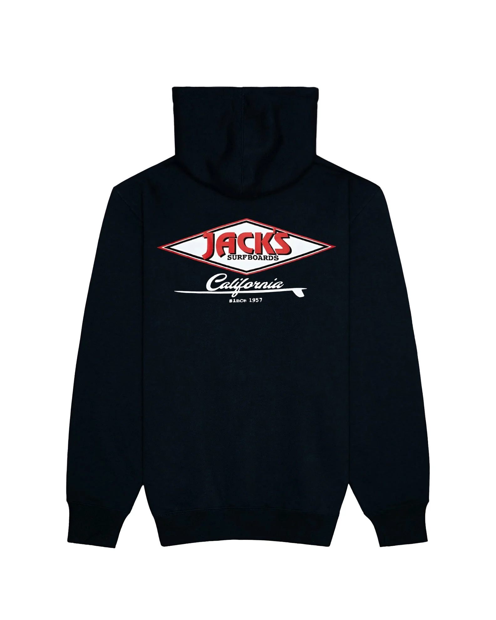 Cal Diamond Classic Pullover Hoodie - Black