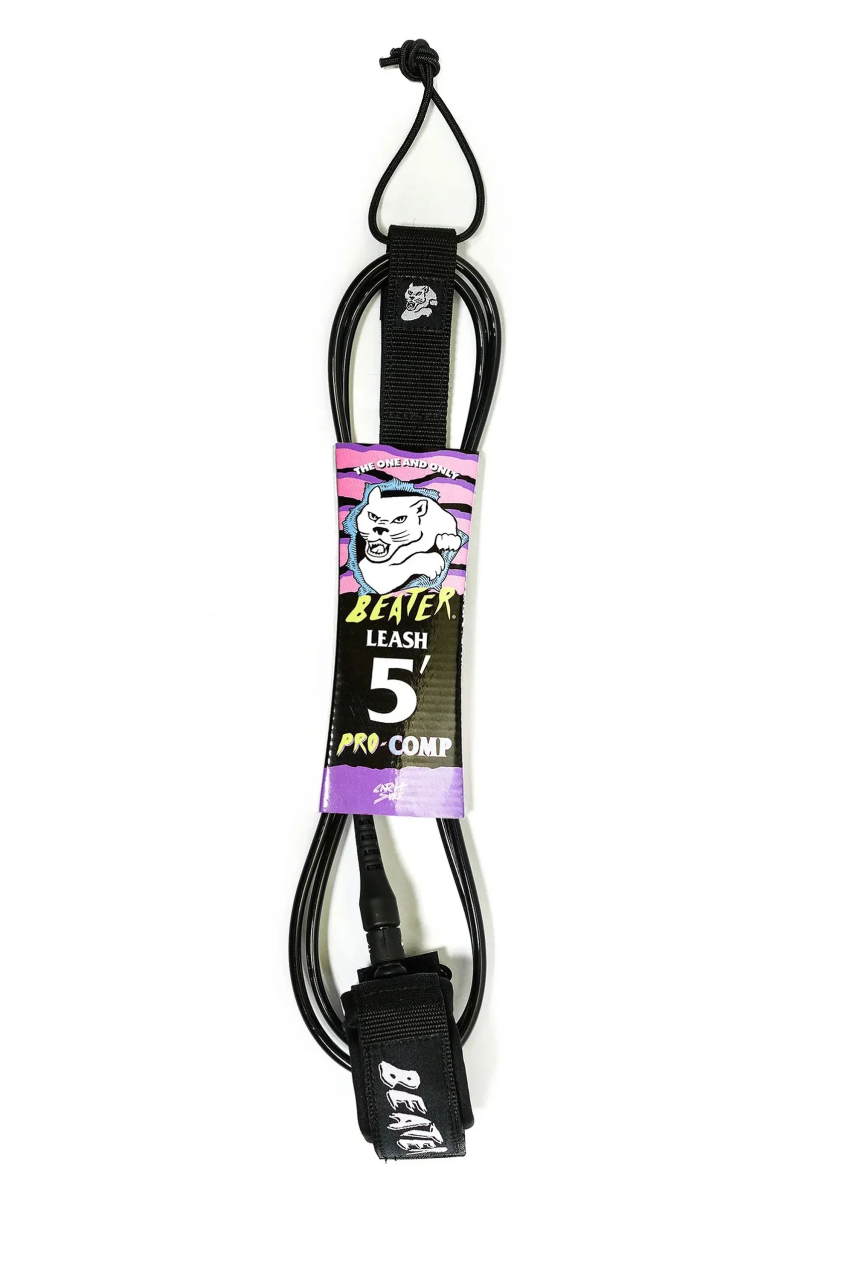 CATCH SURF - 5.0 BEATER PRO COMP LEASH BLACK