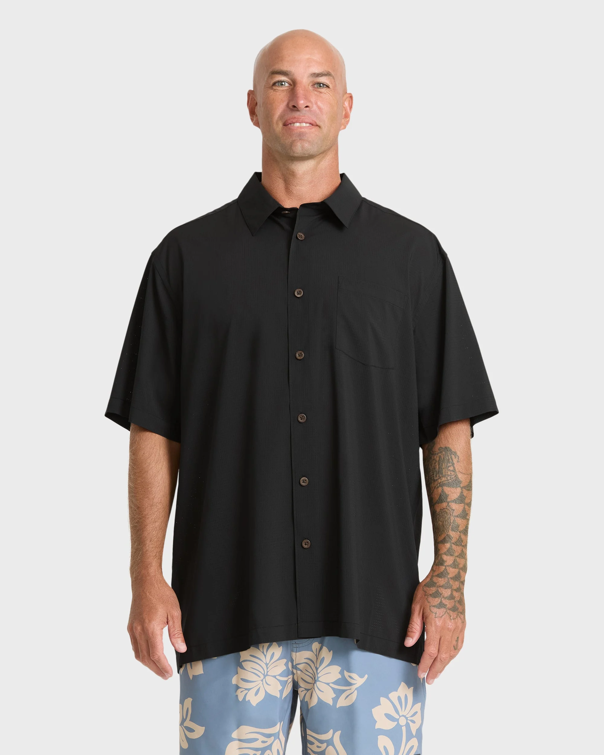 Chaser Short Sleeve Woven Shirt - Phantom | Quiksilver