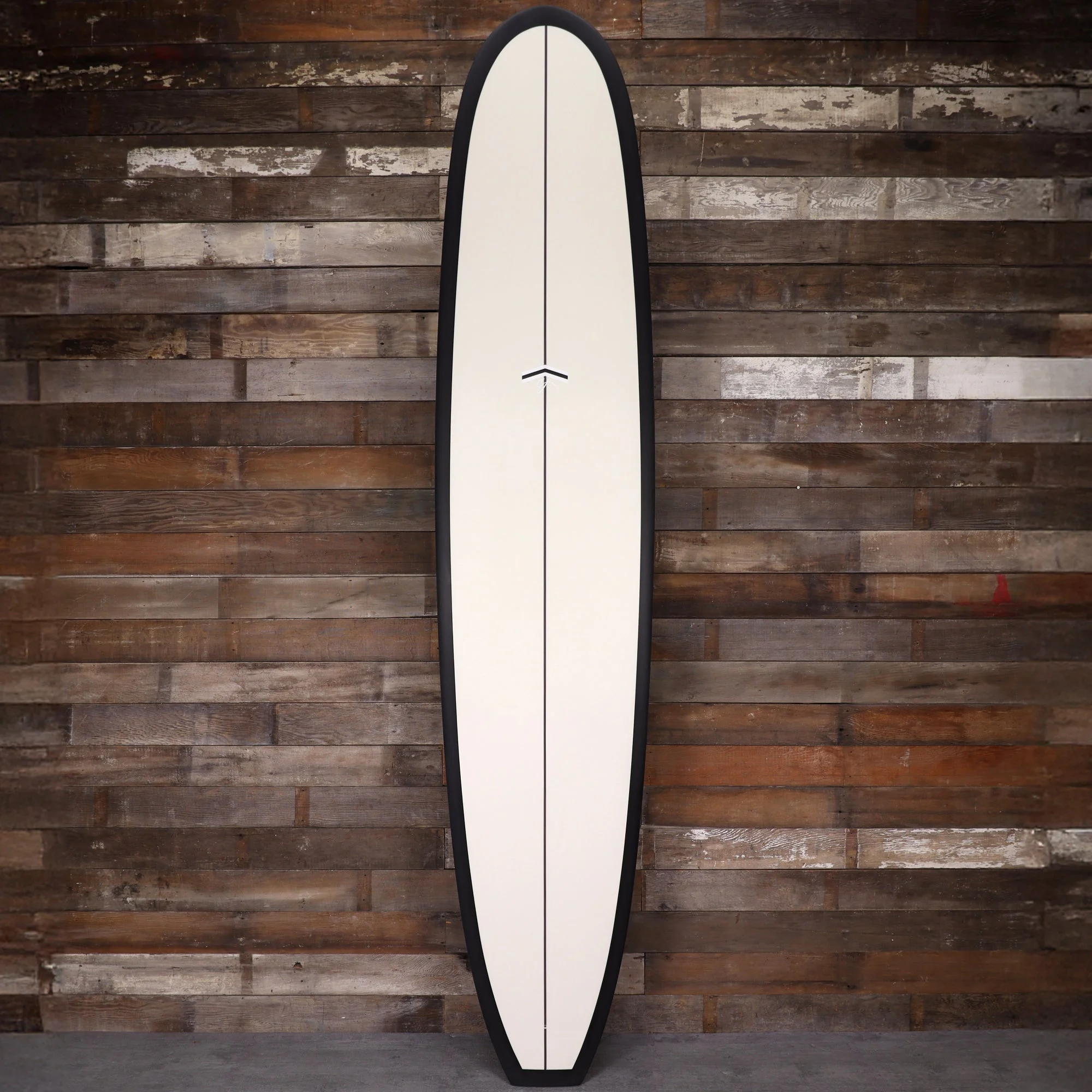 CJ Nelson Designs Chameleon Thunderbolt Black 9'5 × 23 ½ × 3 ⅛ Surfboard - Off White/Carbon Rail
