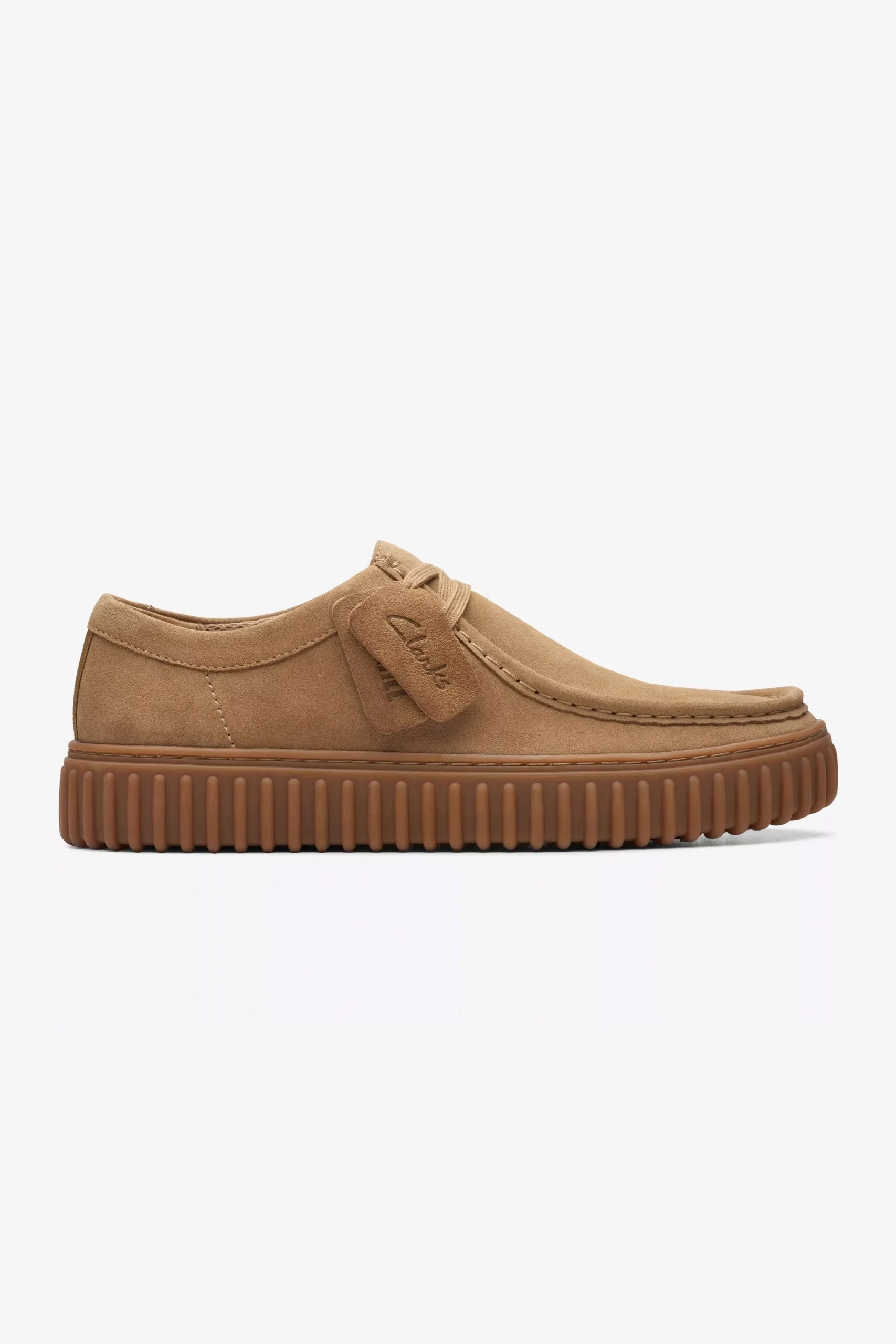 CLARKS - TORNHILL LO - MAN - DARK SAND SUEDE