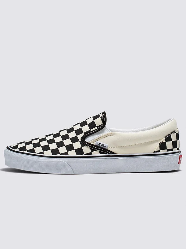 Classic Slip-On Checkerboard Shoes - Black/White Checkerboard
