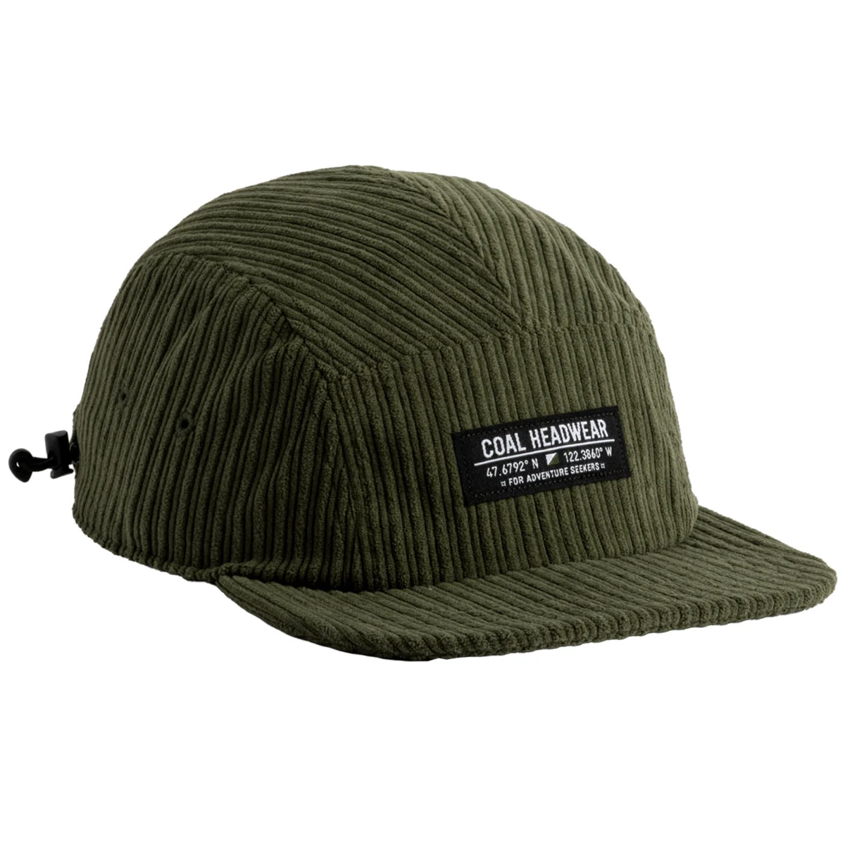 Coal Analog Corduroy 5-Panel Cap