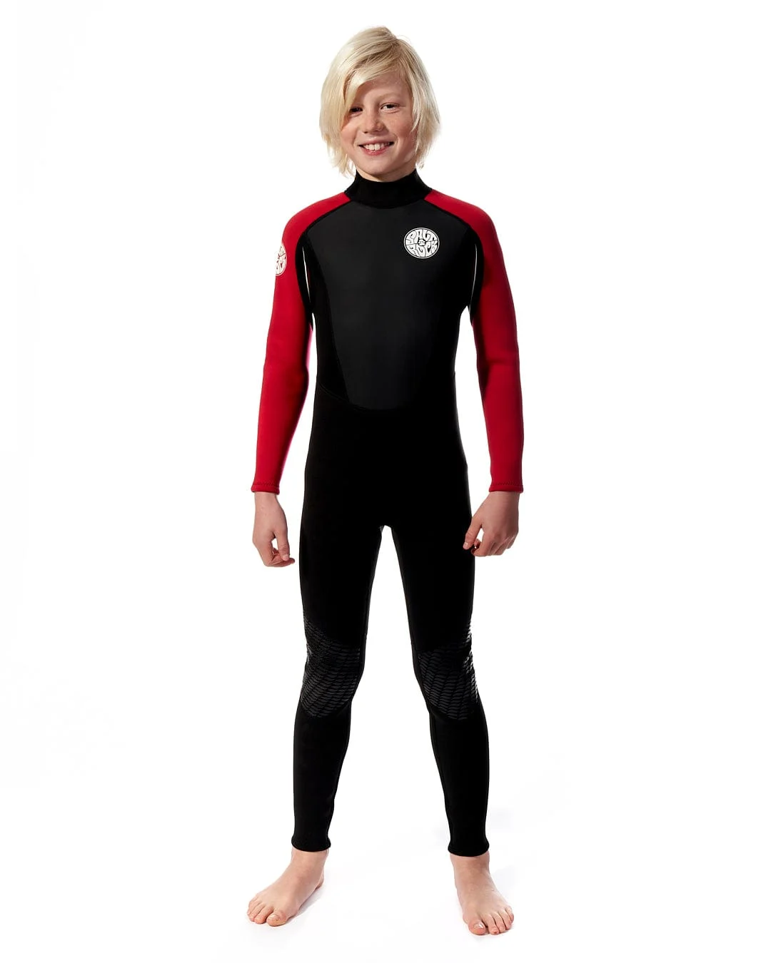 Core Kids 3/2 Full Wetsuit in Black/Red