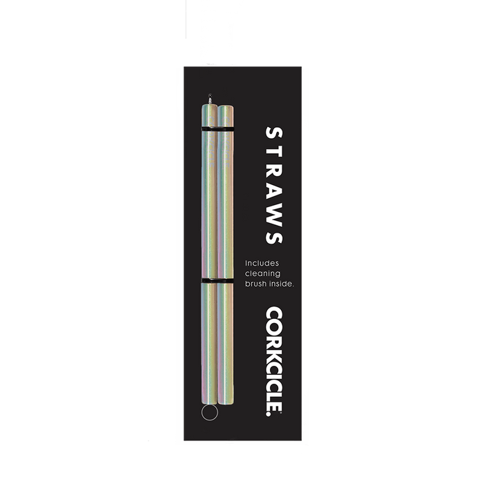 Corkcicle Cocktail Straws 2 Pack-Prism
