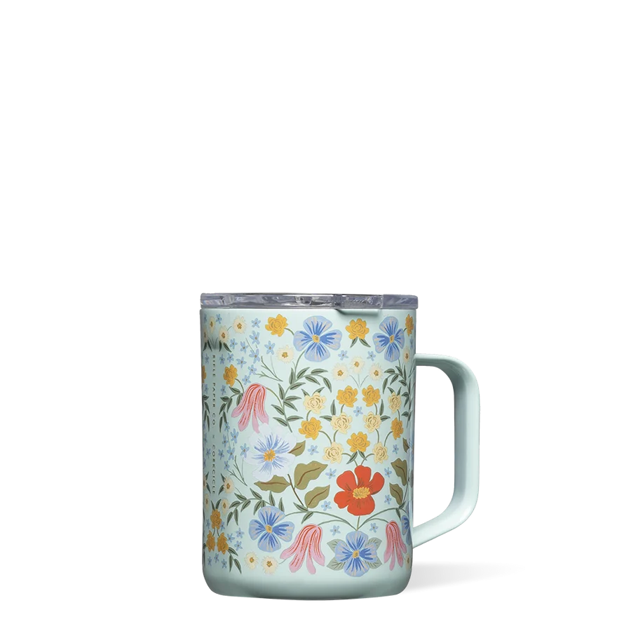 Corkcicle x Rifle Paper 16 oz Mug-Bramble