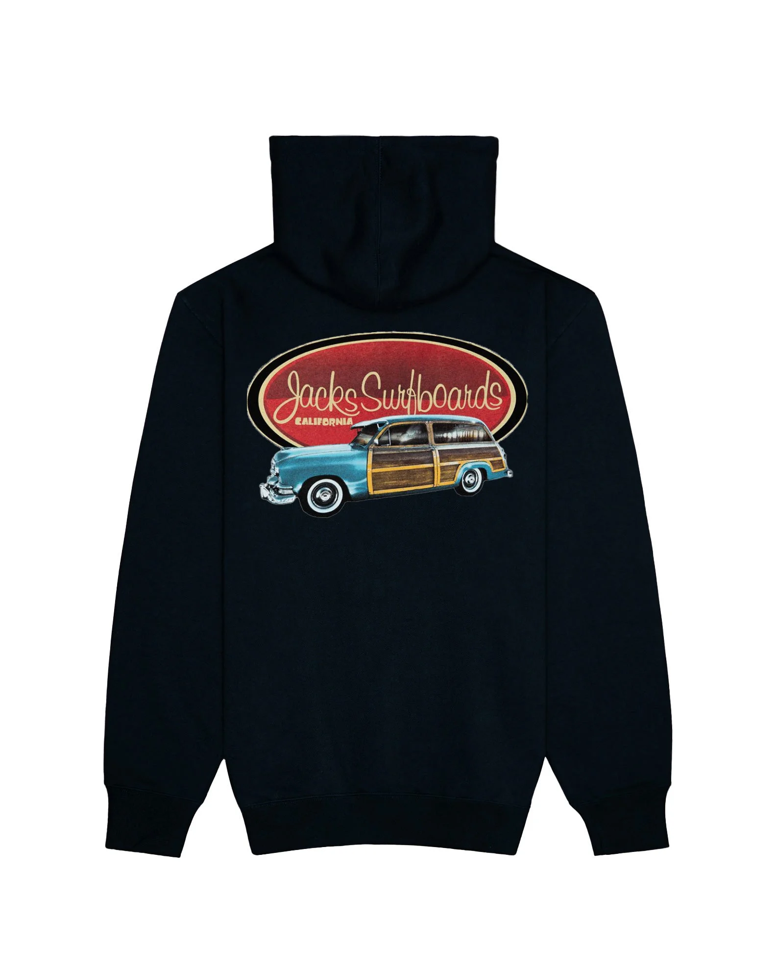 Country Squire Classic Pullover Hoodie - Black