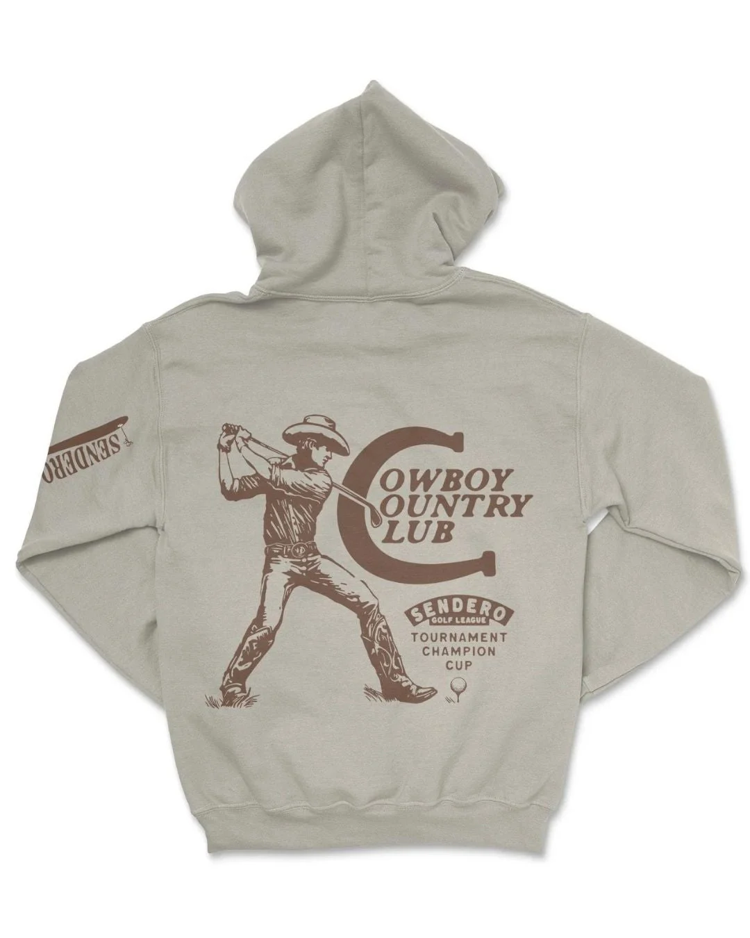 Cowboy Country Club Hoodie - Sand