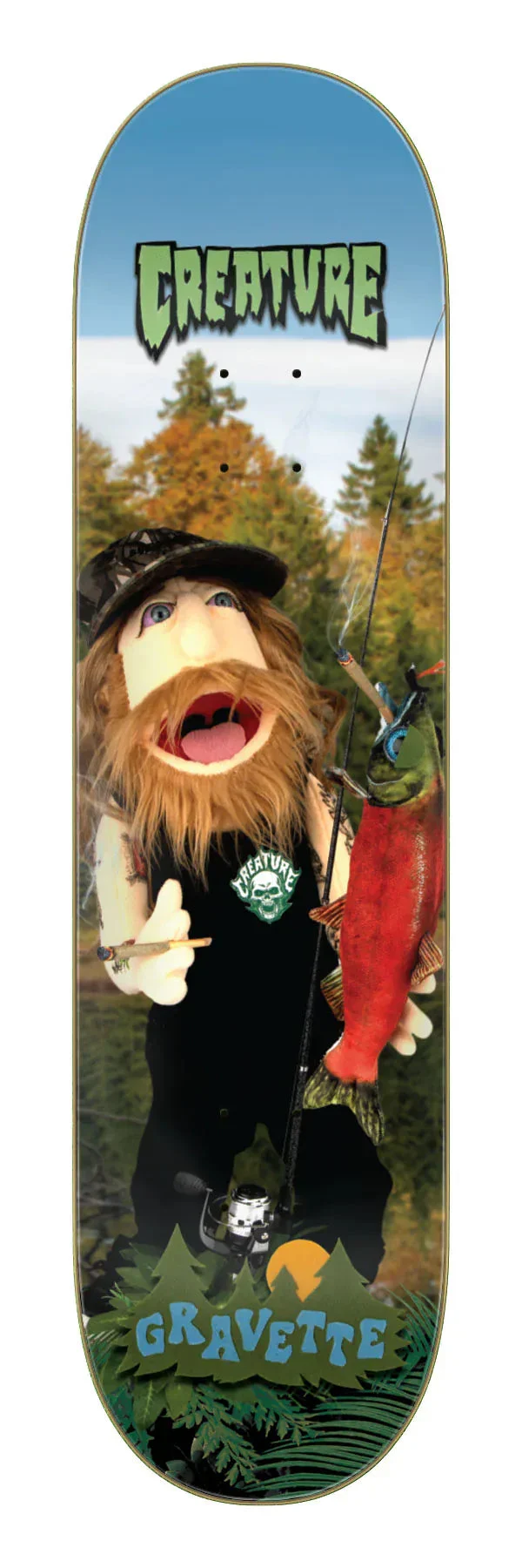 Creature Gravette Fuzzy Creature Fiends Pro Deck 8.3