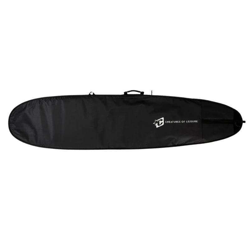 CreaturesofLeisure Longboard Double Bag (8'0 | 9'6) Black Silver