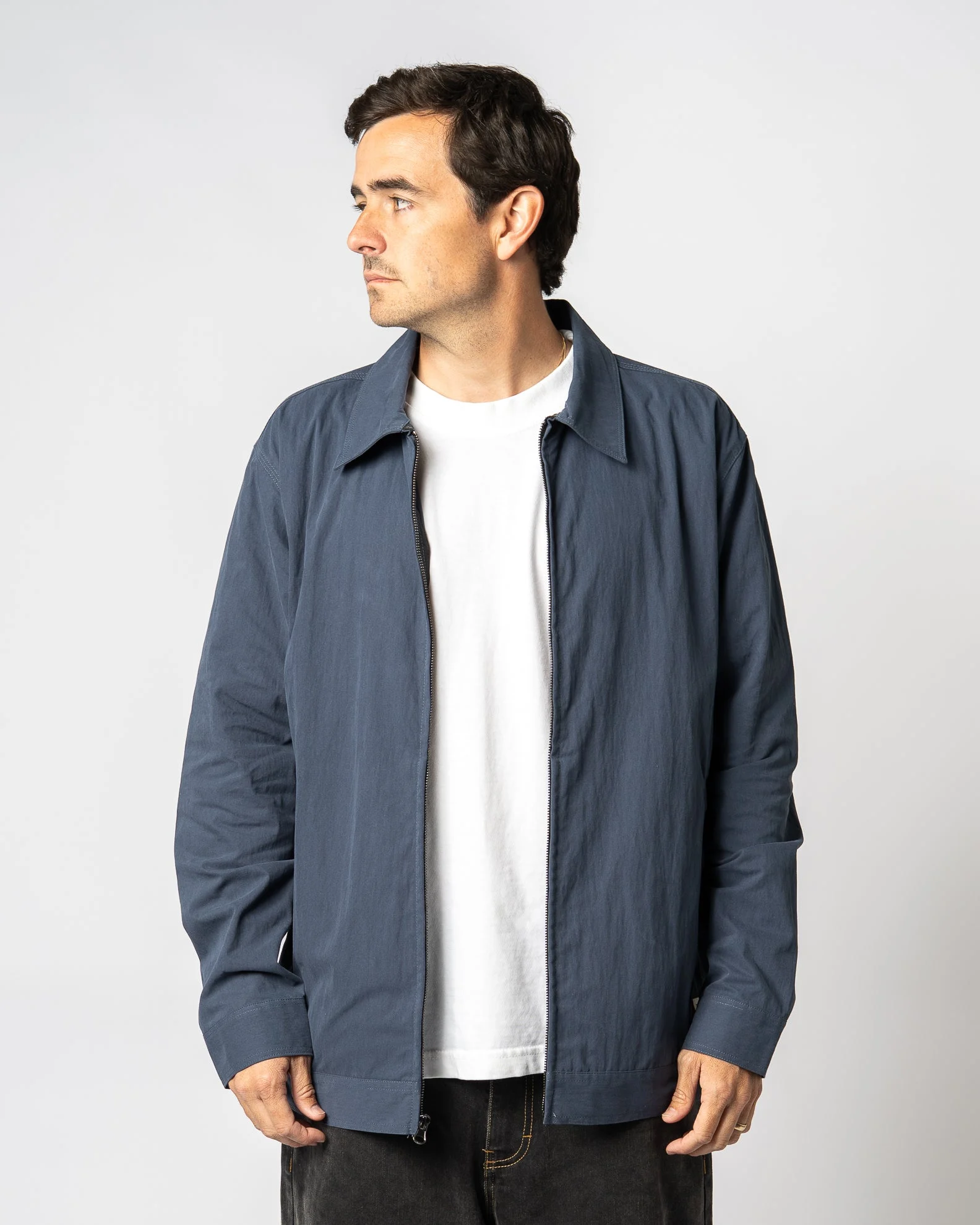 Dansby Zip-Up Jacket - Navy