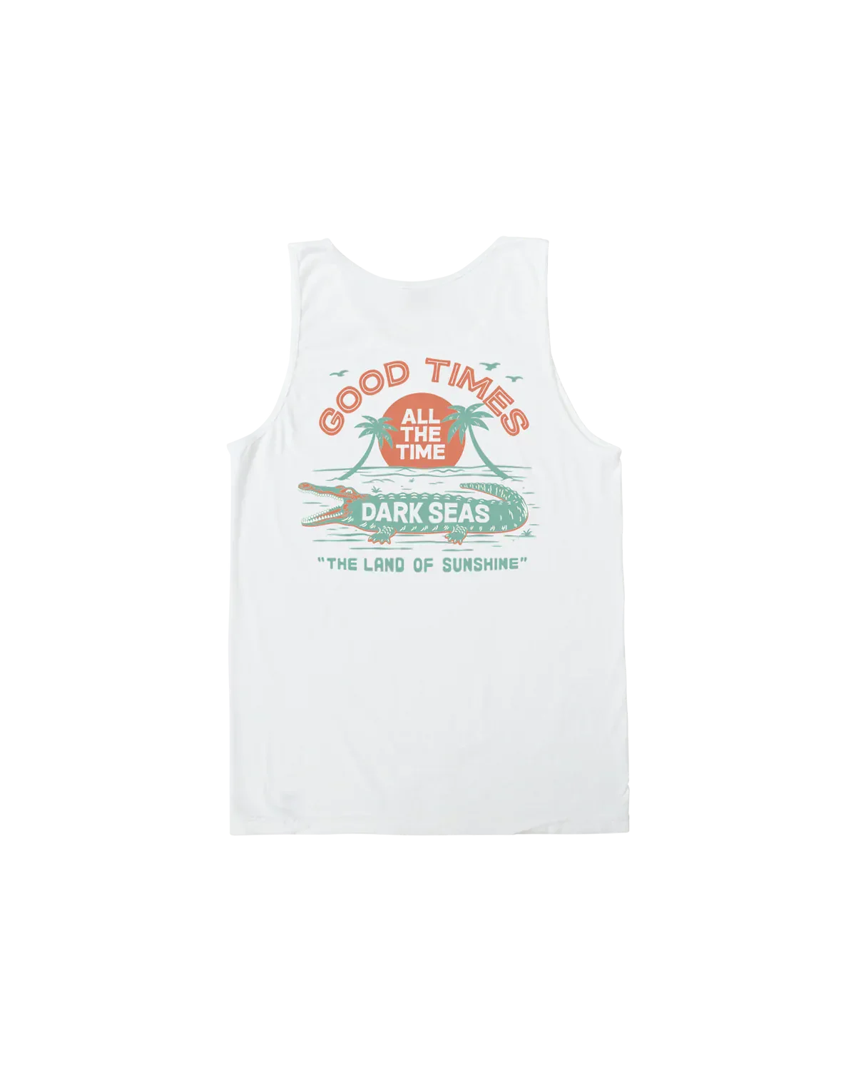 Dark Seas Land Of Sunshine Tank - White